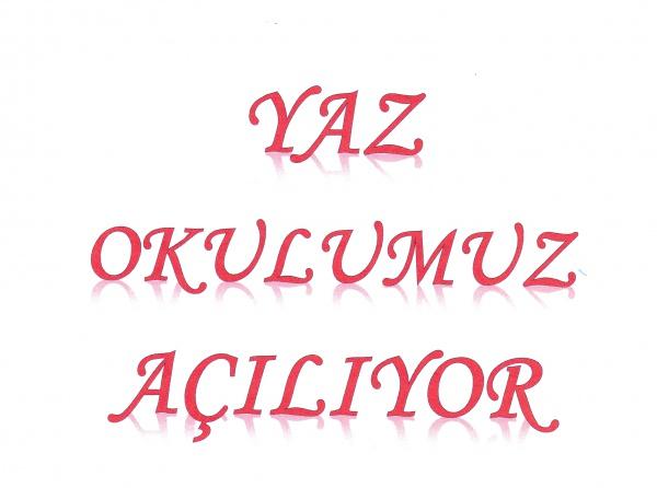 2024 2025 YAZ OKULU DUYURUSU